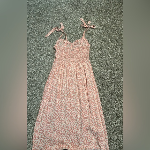 Billabong Pink Tie Strap Midi Sundress - Picture 5 of 6